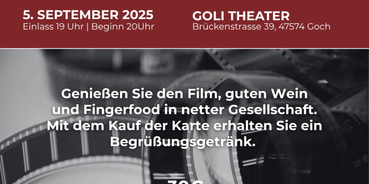Kino & Vino – Benefiz Filmabend – Zonta Club Niederrhein
